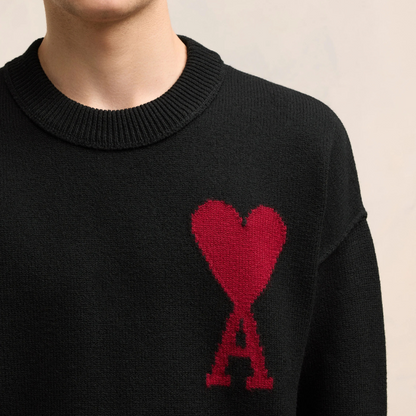 Luxus-Pullover mit Herz